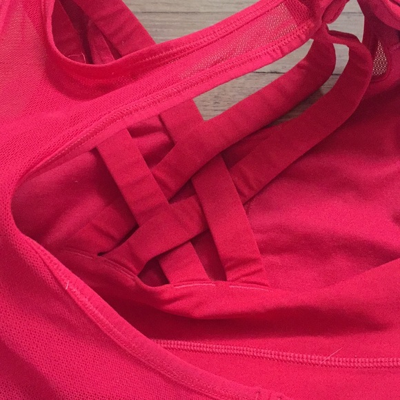 Bright red lululemon tank - Picture 3 of 3
